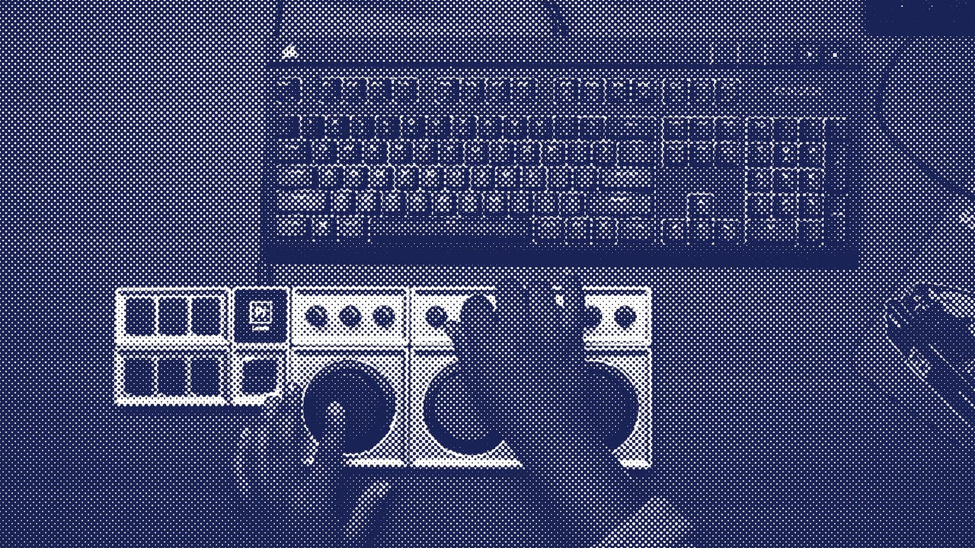 Monogram Creator connected to a computer in use with Logic Pro X