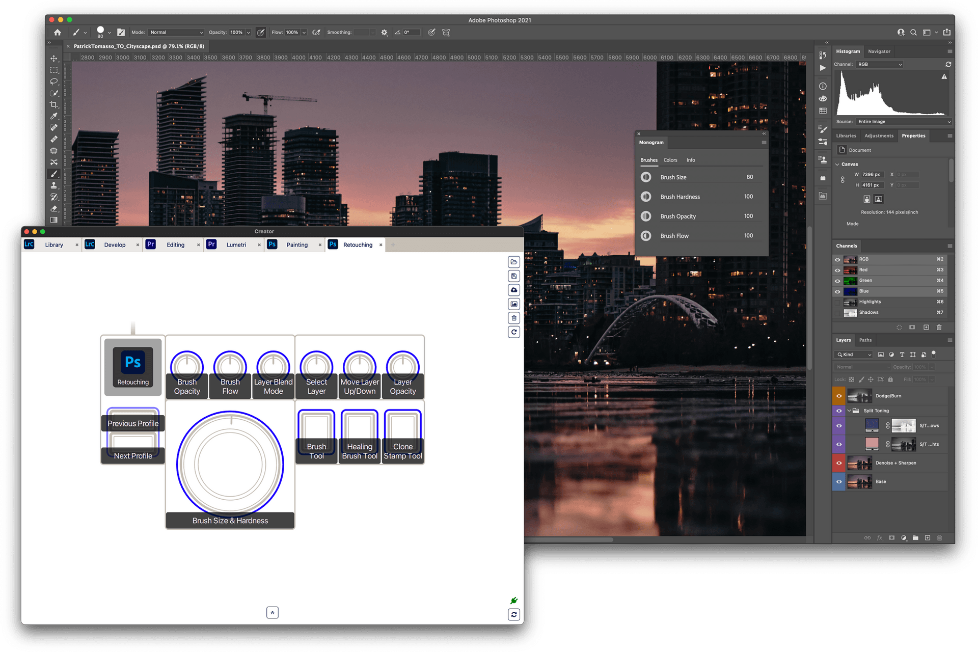 Monogram Photoshop Retouching